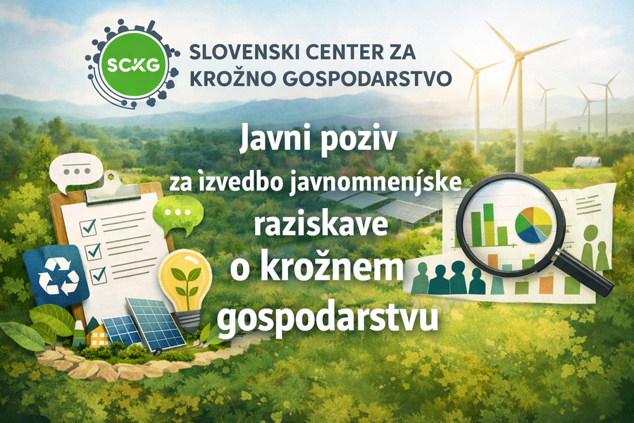 Javni poziv za izvedbo javnomnenjske raziskave SCKG 2026–2029
