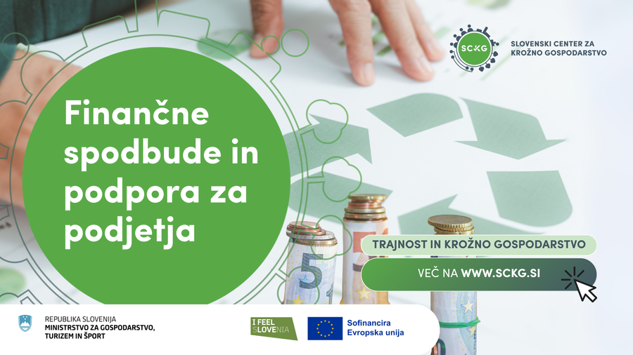 Finančne spodbude in podpora za podjetja v letu 2026 na področju trajnosti in krožnega gospodarstva