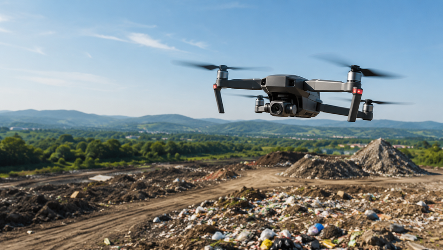 Ko dron pomaga odkriti odpadke: sodobna tehnologija za učinkovitejši okoljski nadzor